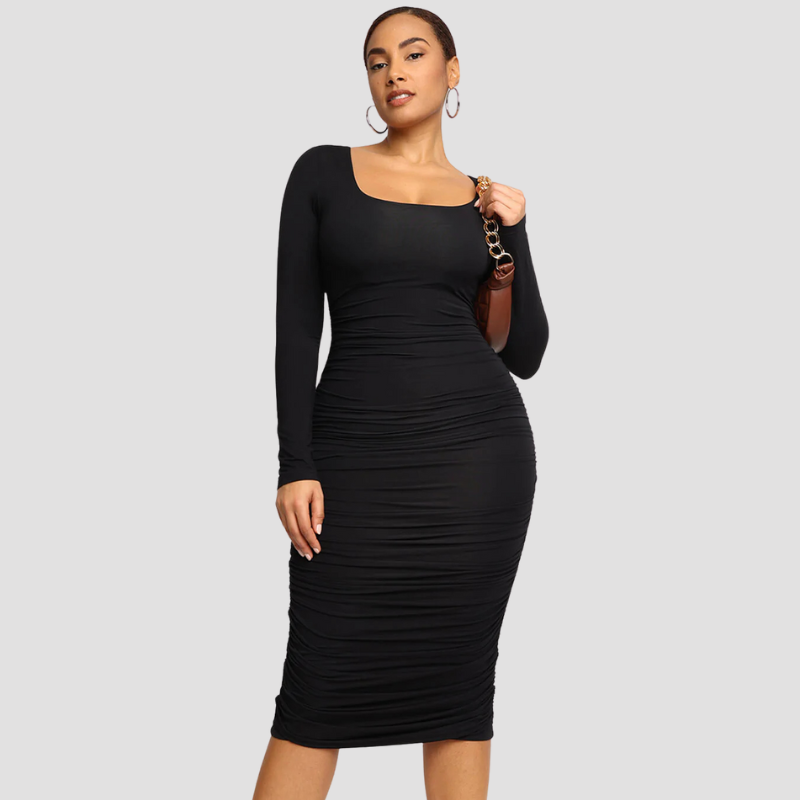 Square Neck Sexy Dress