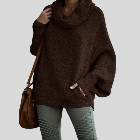 Lantern Sleeve Loose Casual Sweater